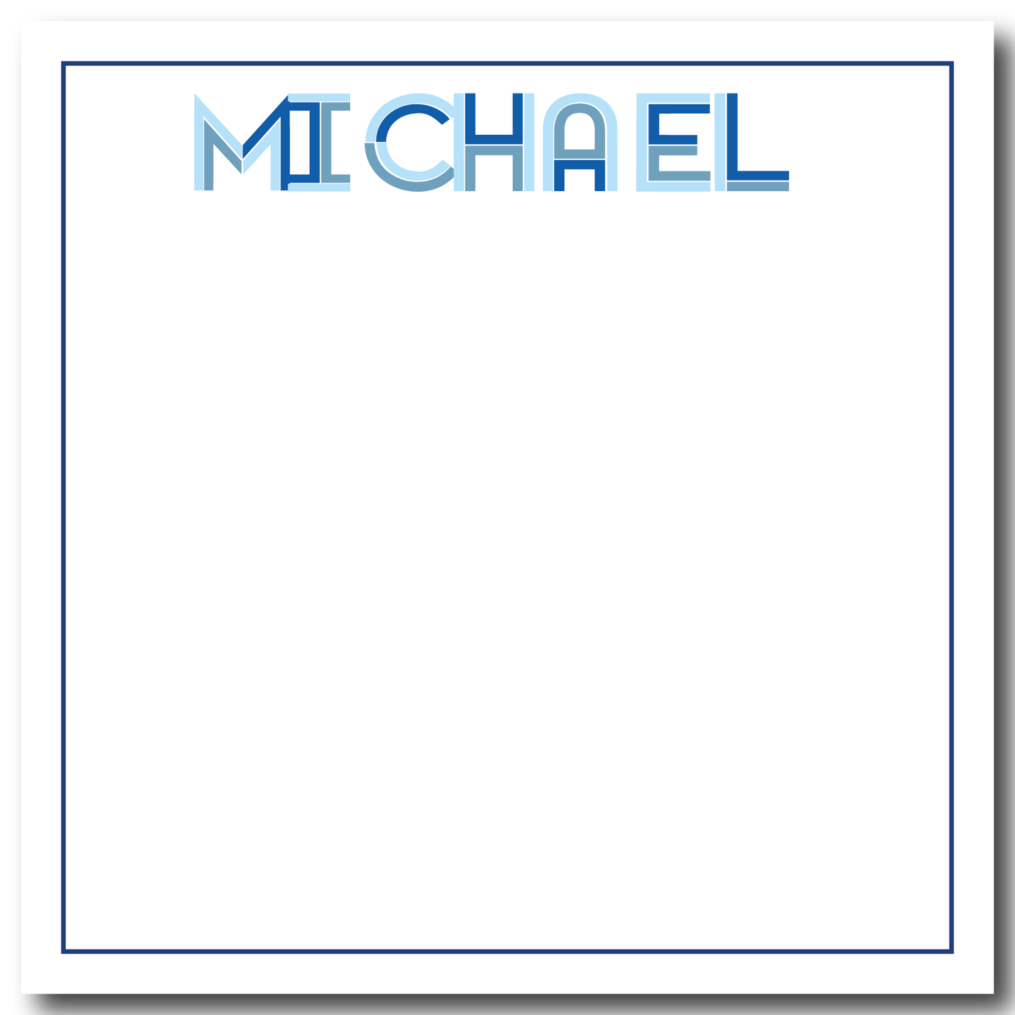 Madison Notepad- Customize Colors
