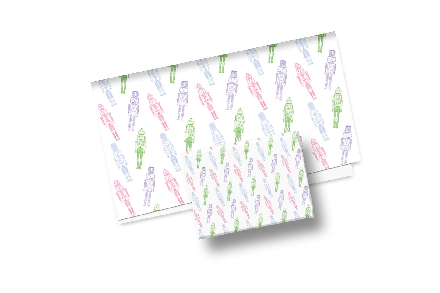 Pastel Nutcracker Holiday Wrapping Paper