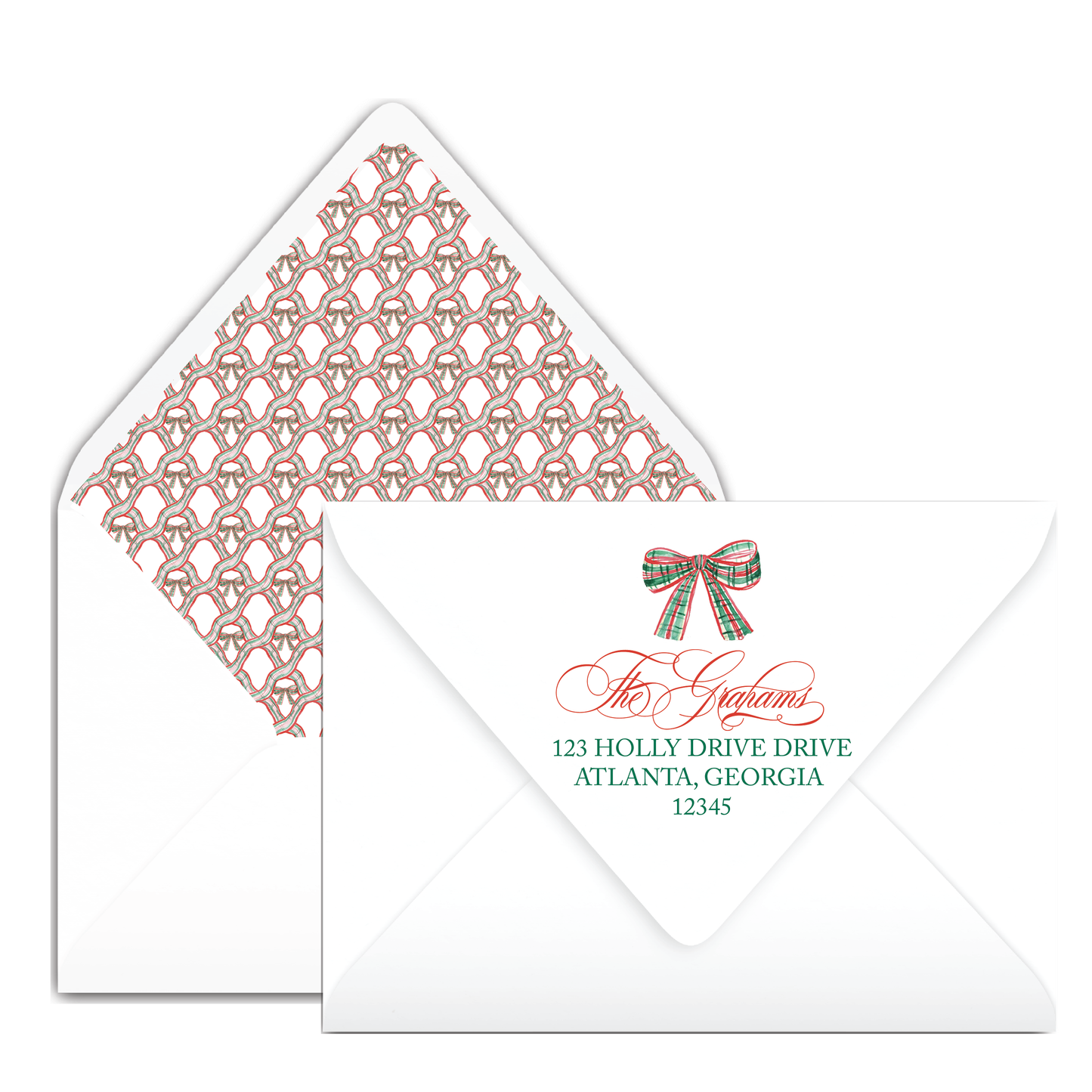 Noel Garland Frame Holiday Card
