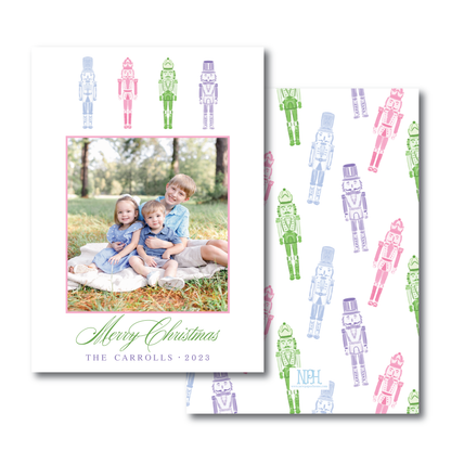 Pastel Nutcracker Holiday Card