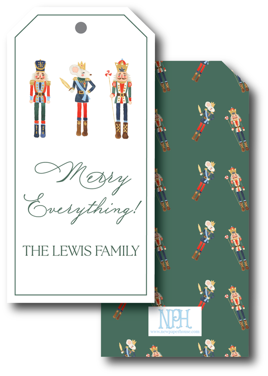 Traditional Nutcracker Gift Tag