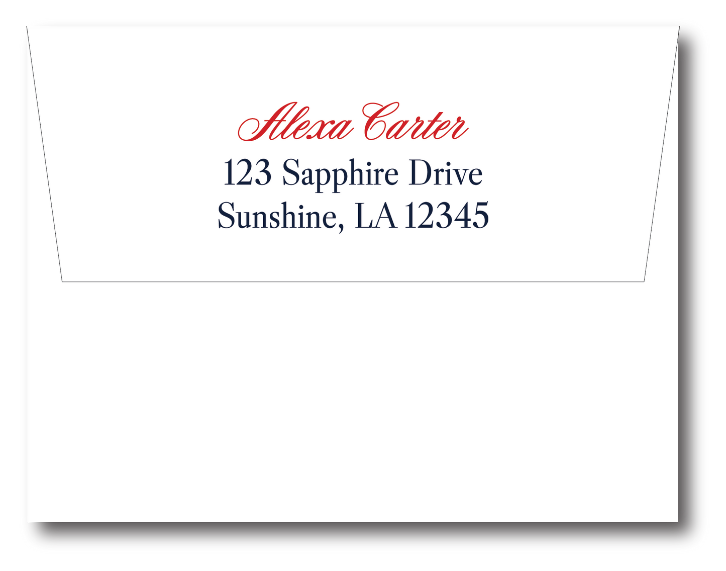 Ole Miss Scallop Border Stationery Set