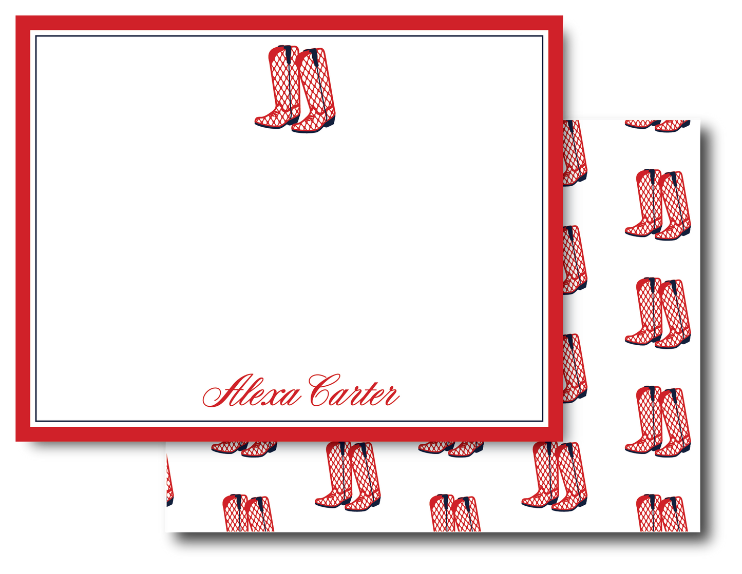 Ole Miss Boots Stationery Set