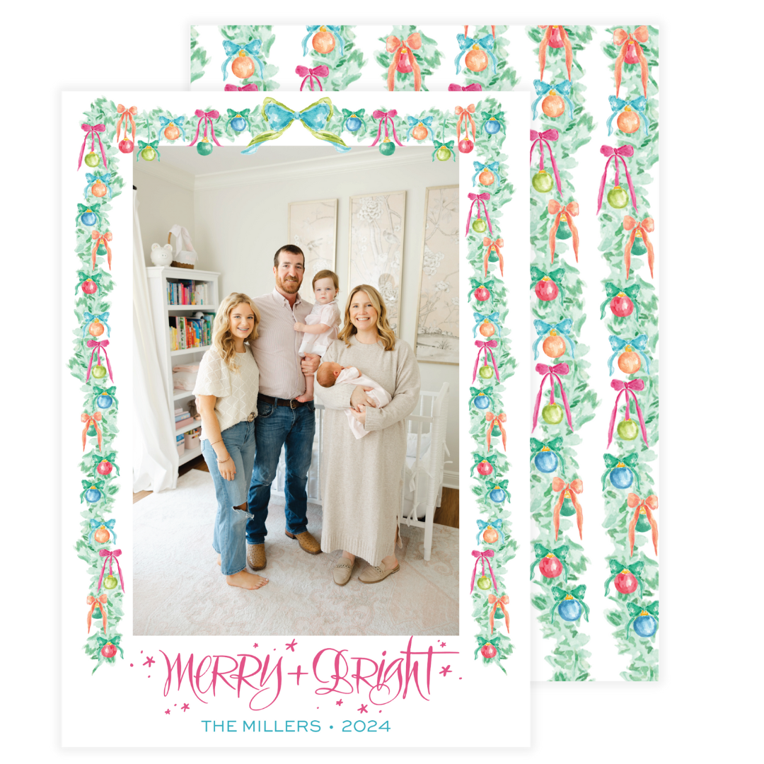 Merry Kitschmas Holiday Garland Frame