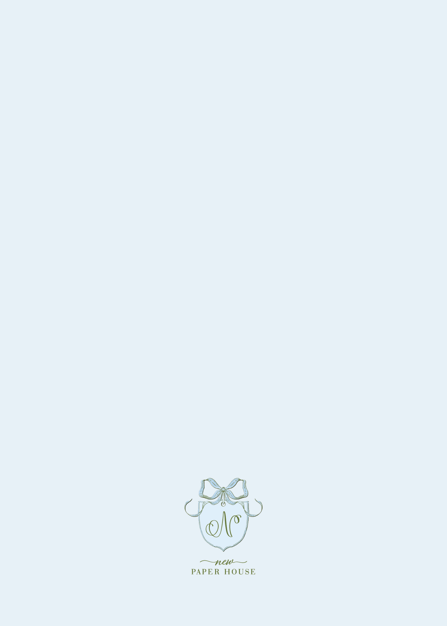 Baby Blue Carriage Invitation