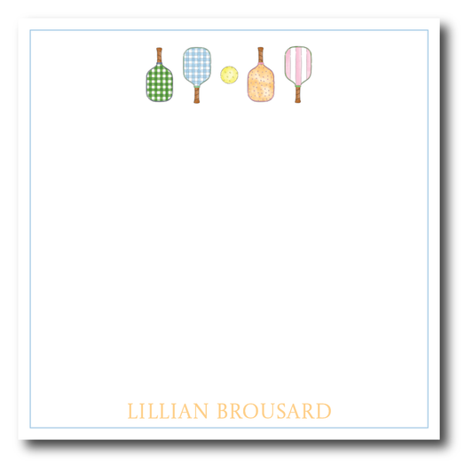Pickleball Lovers Notepad