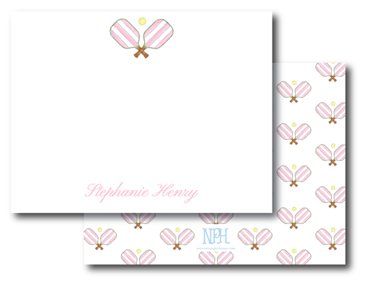 Pickleball Pink Stationery Set