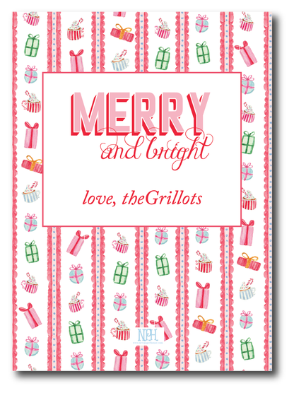 Colorful Gifts Holiday Card