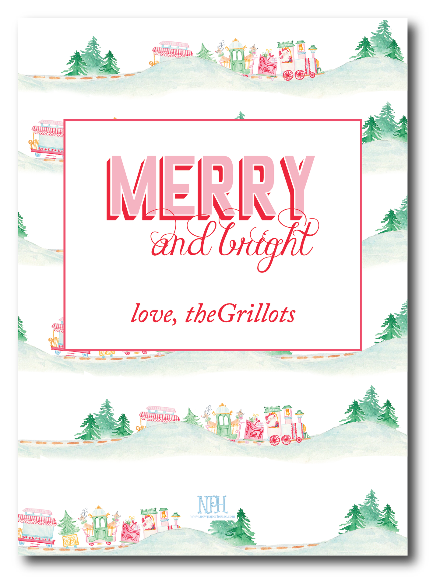 Polar Express Holiday Card