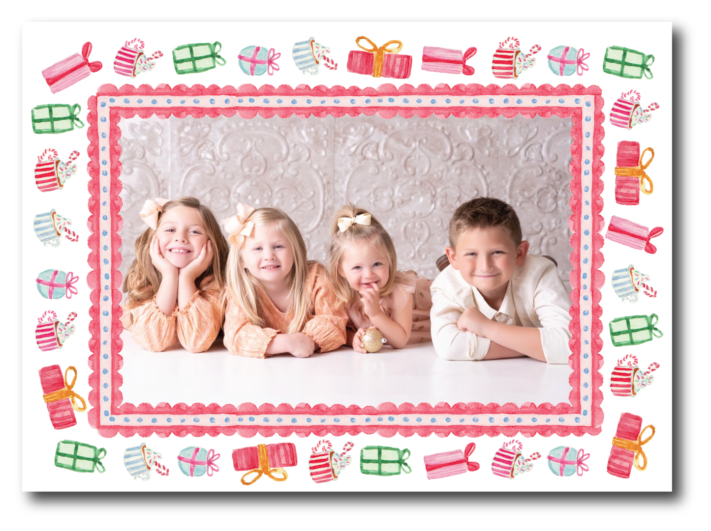 Landscape Colorful Gifts Holiday Card
