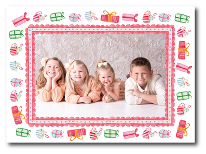 Landscape Colorful Gifts Holiday Card