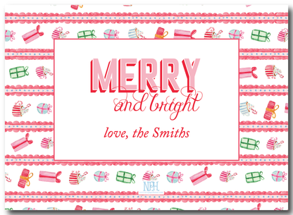 Landscape Colorful Gifts Holiday Card