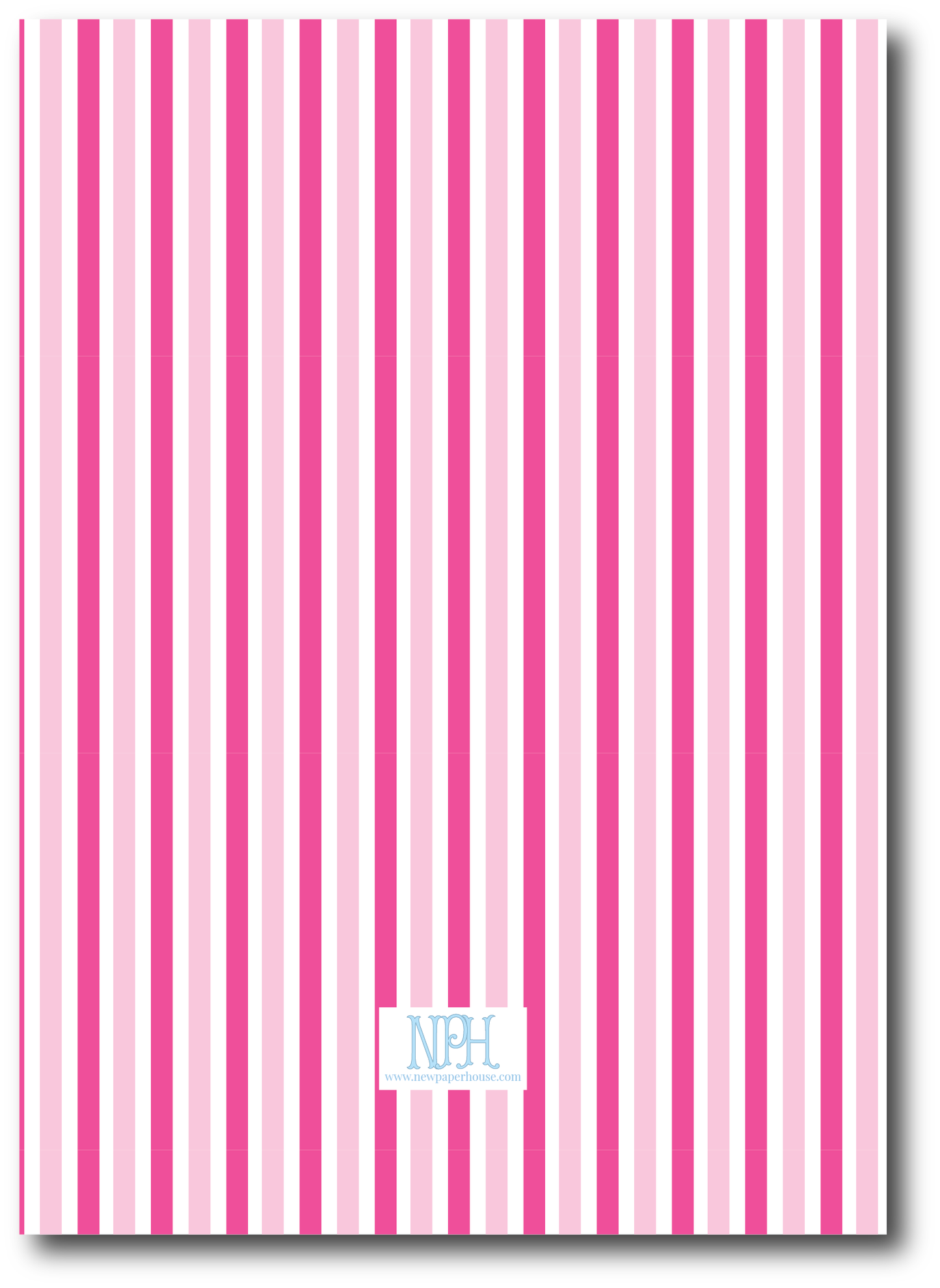Pink Bow Frame Holiday Card