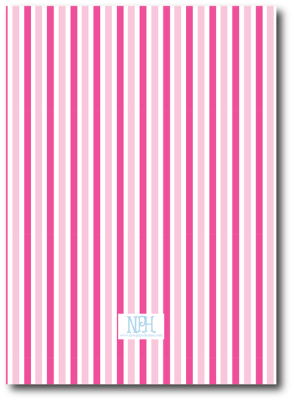 Pink Bow Frame Holiday Card