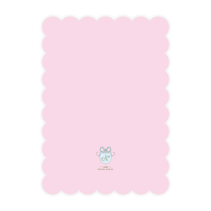 MERRY EVERYTHING Pink & Green Scallop