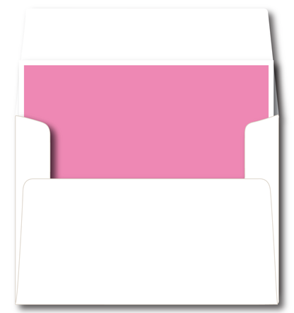 Scallop Border Stationery Set- Customize Color + Font
