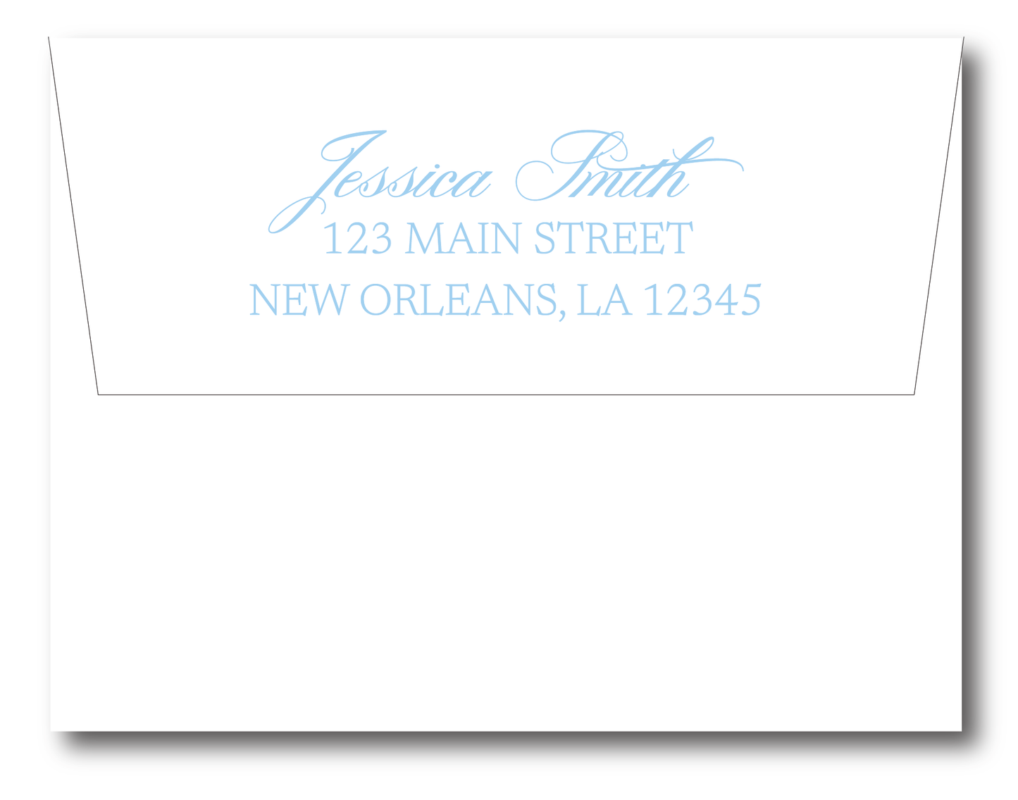 Blue & Green Toile Baby Shower Invitation