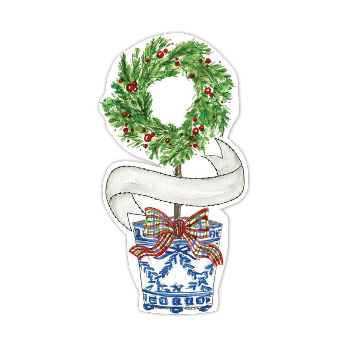 Traditional Topiary Die Cut Placemat