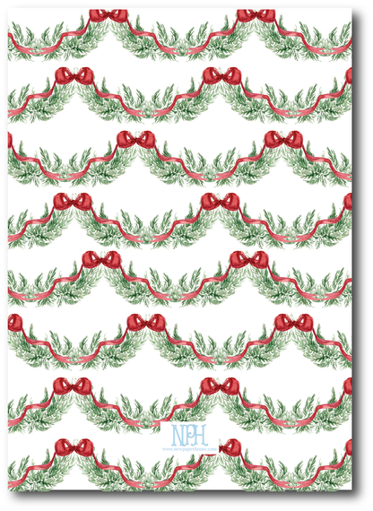 Traditional Garland Frame Holiday Card