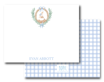 Train Caboose Crest Stationery Set - 2 Options