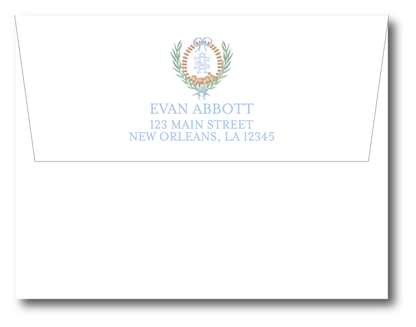 Train Caboose Crest Stationery Set - 2 Options