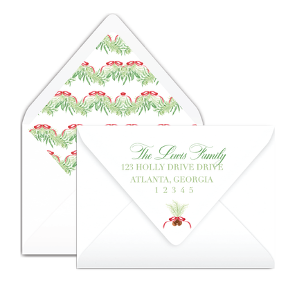 Coastal Garland Holiday Card