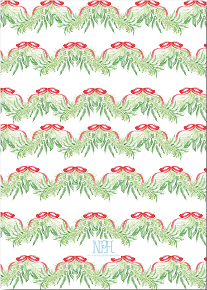 Coastal Garland Holiday Card