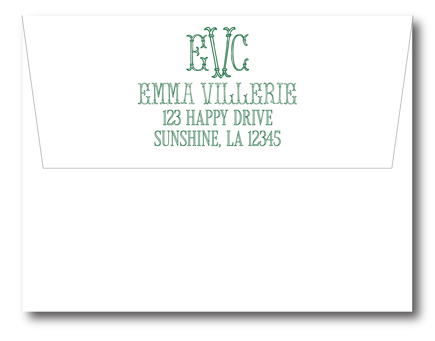 Fishtail Stationery Set -Customize Color