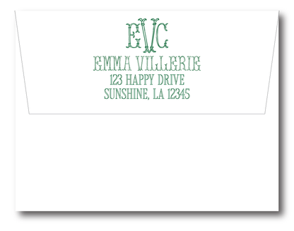 Fishtail Stationery Set -Customize Color