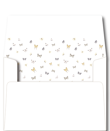 Multiple Butterflies Stationery Set
