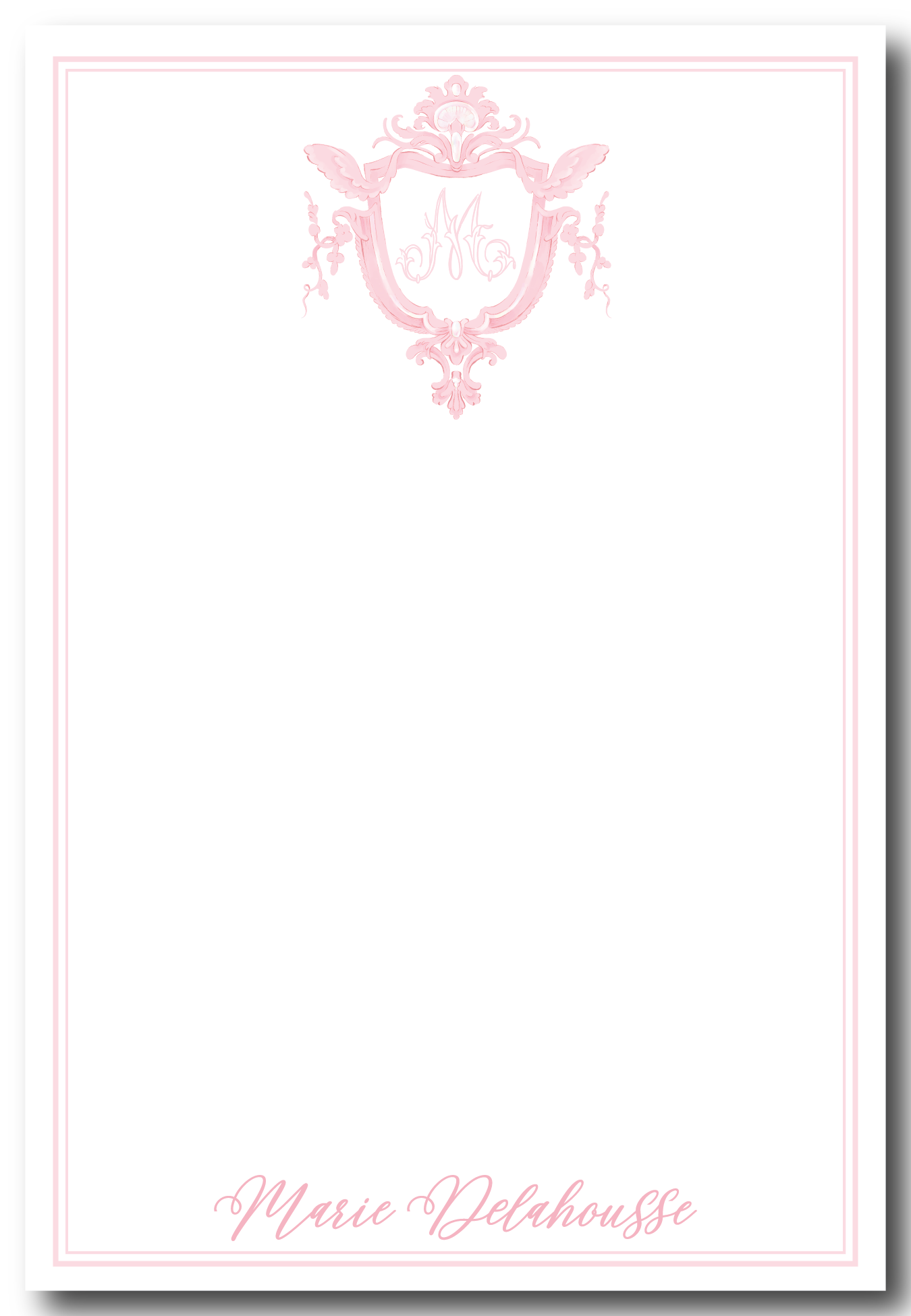 Vintage Crest Notepad