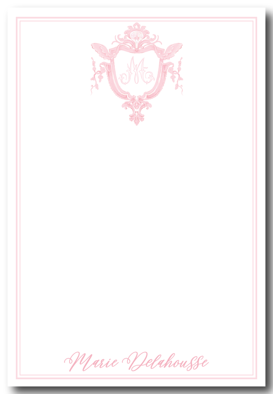 Vintage Crest Notepad