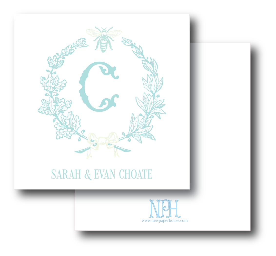 Bee Wreath Enclosure Card