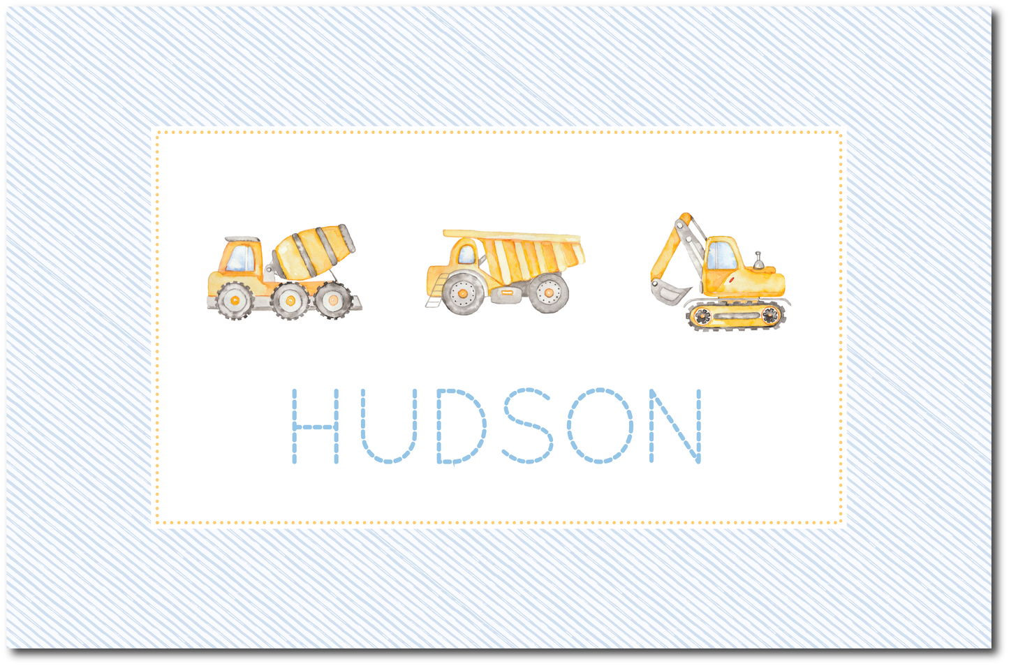 Construction Placemat