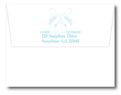 Chic Fish Blue Stationery Set