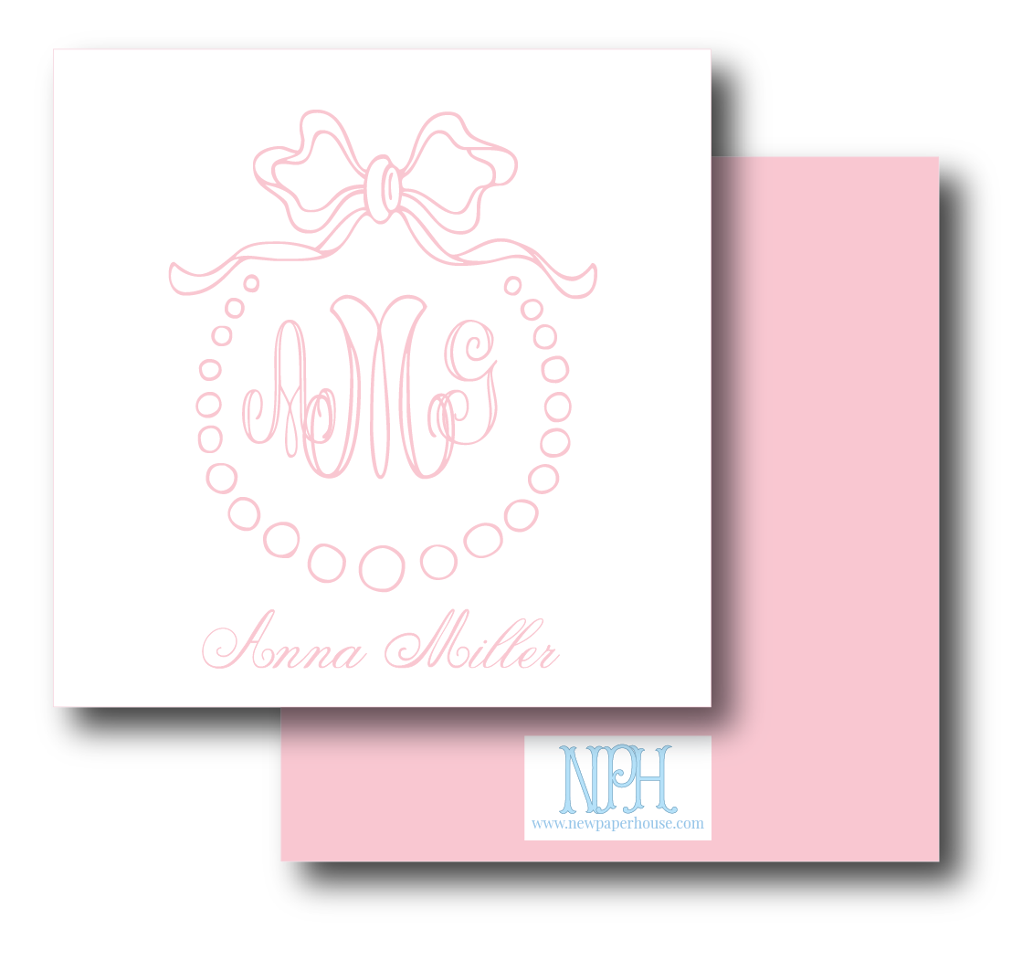 Circle Dot Frame Enclosure Card- Customize Color