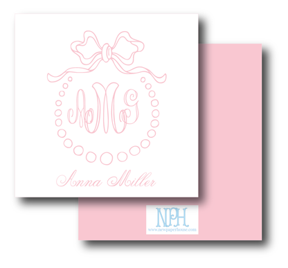 Circle Dot Frame Enclosure Card- Customize Color