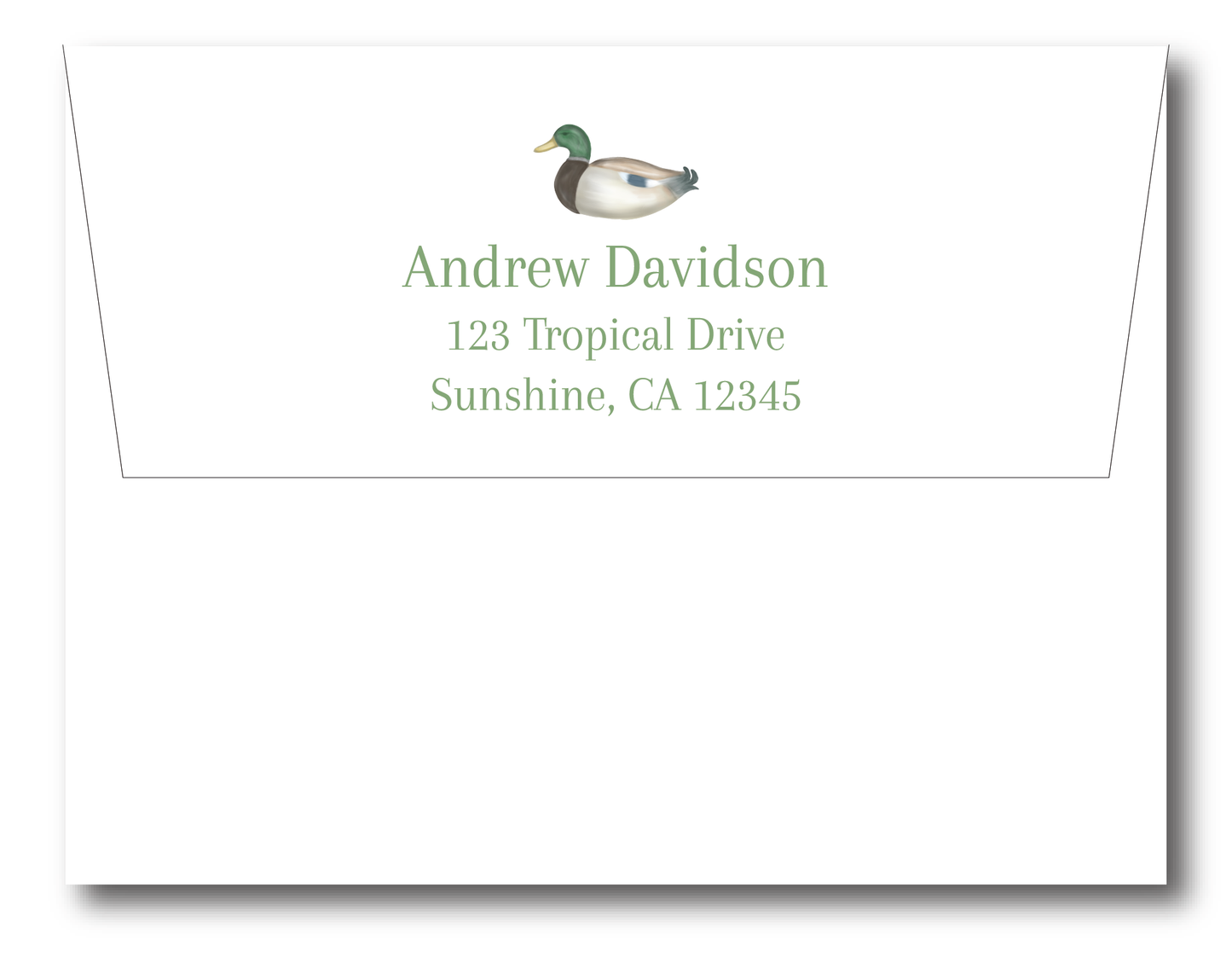Duck Stationery Set