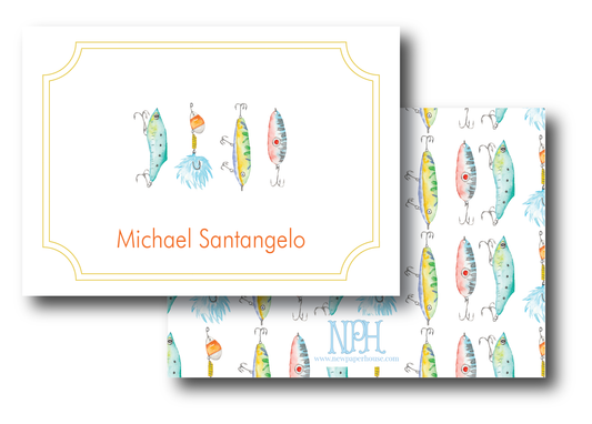 Fishing Lures Enclosure Card