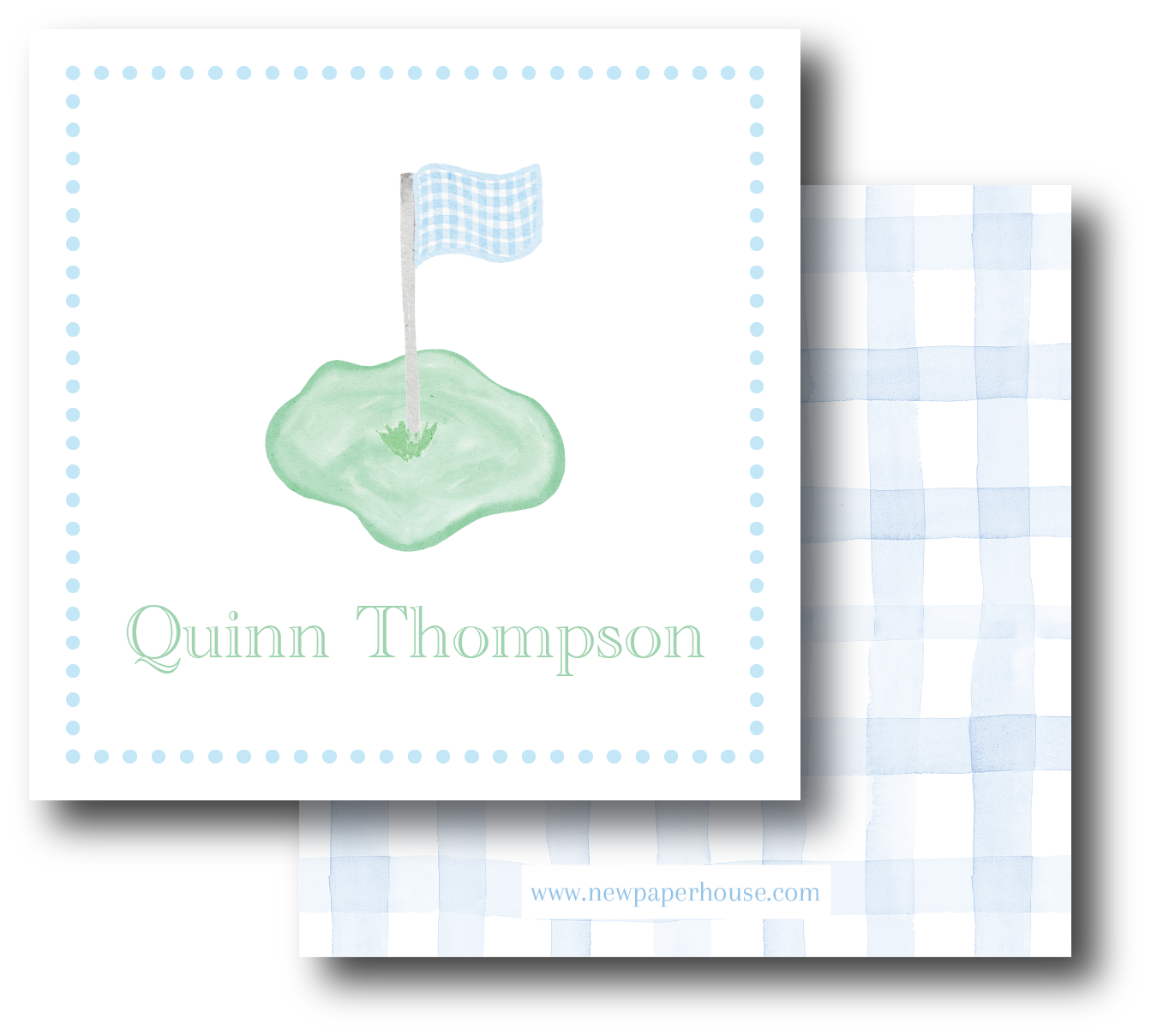 Golf Variety Enclosure Cards