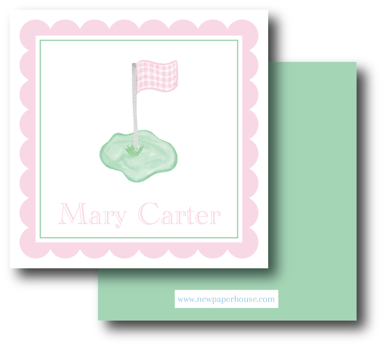 Golf Variety Enclosure Cards