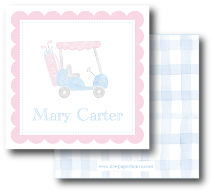 Golf Variety Enclosure Cards