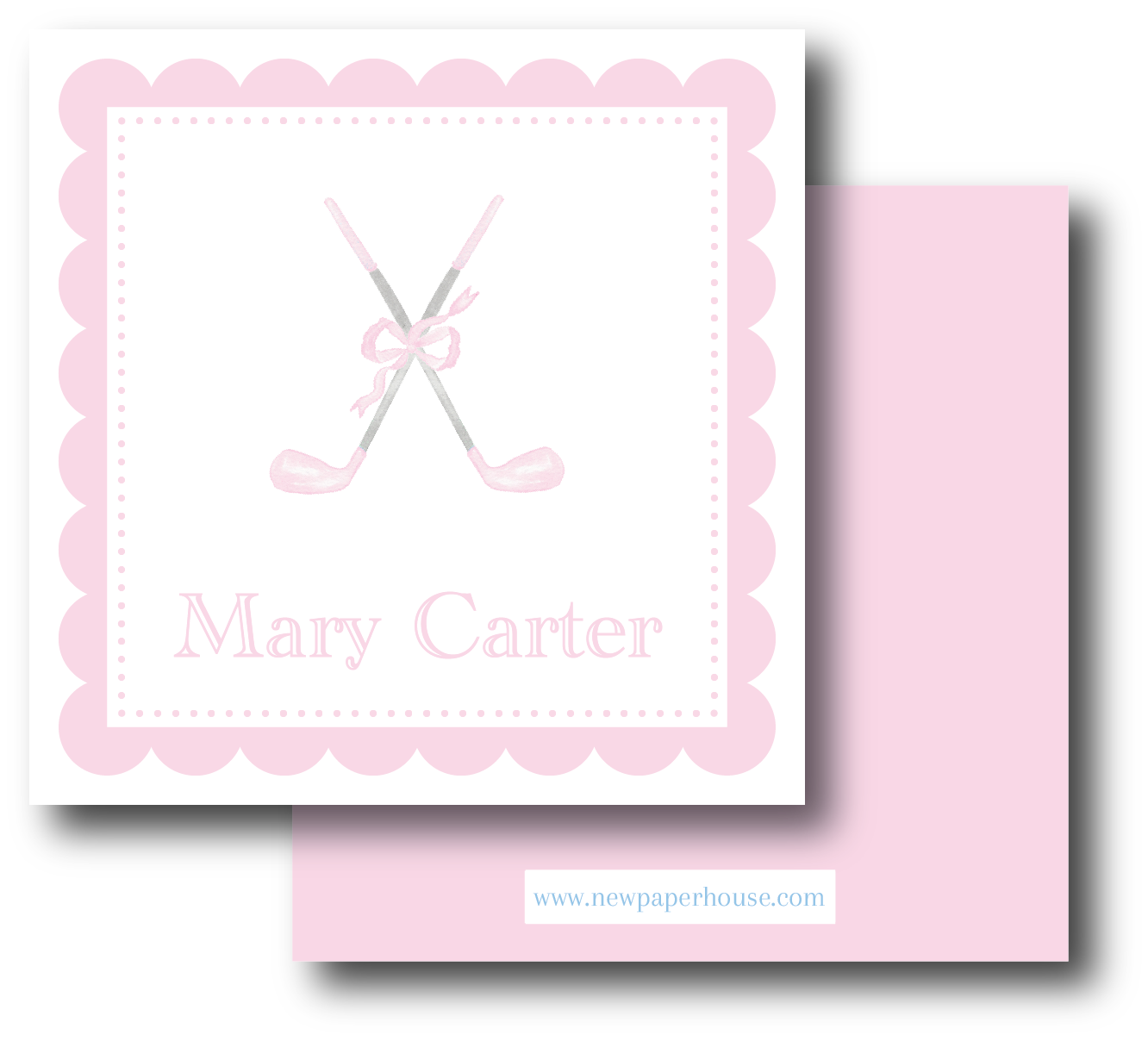 Golf Variety Enclosure Cards
