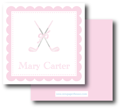 Golf Variety Enclosure Cards
