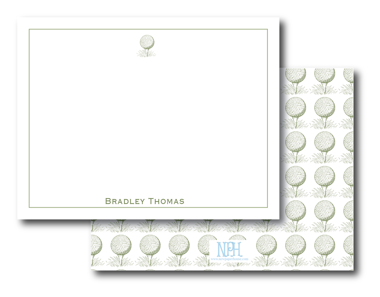 Golf Tee Stationery Set