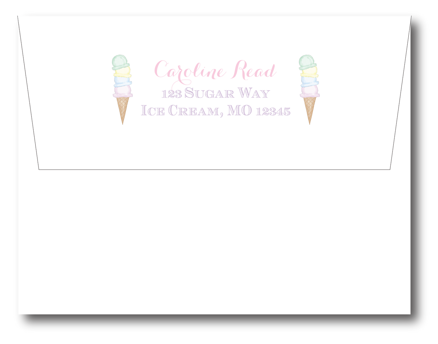 Here's The Scoop Birthday Invitation
