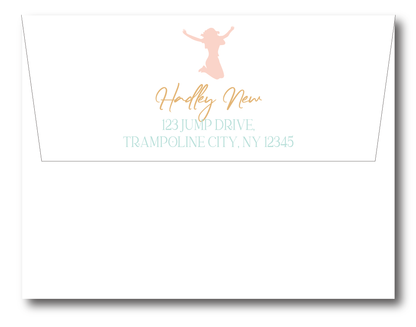 Jump Birthday Birthday Invitation