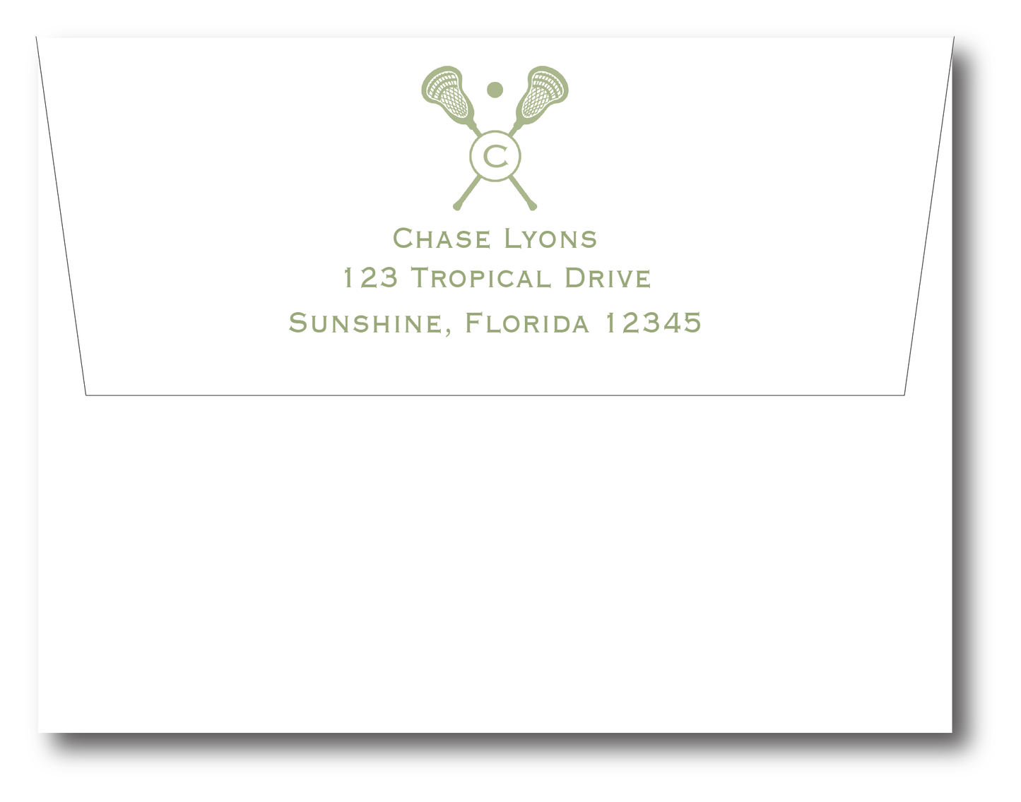 Lacrosse Stationery Set