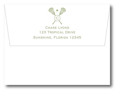 Lacrosse Stationery Set
