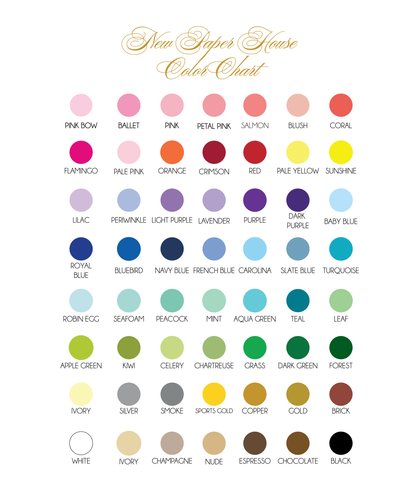 Chic Monogram Enclosure Card